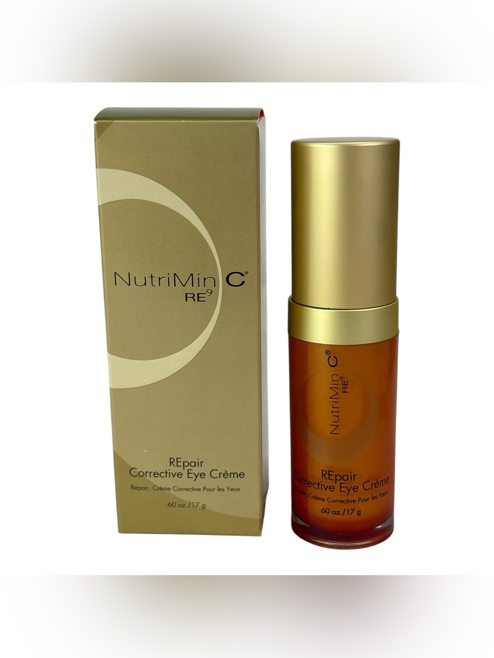 Arbonne NutriMin C RE9 REpair Corrective Eye Crème 0.60 oz 17g New in Box NOS